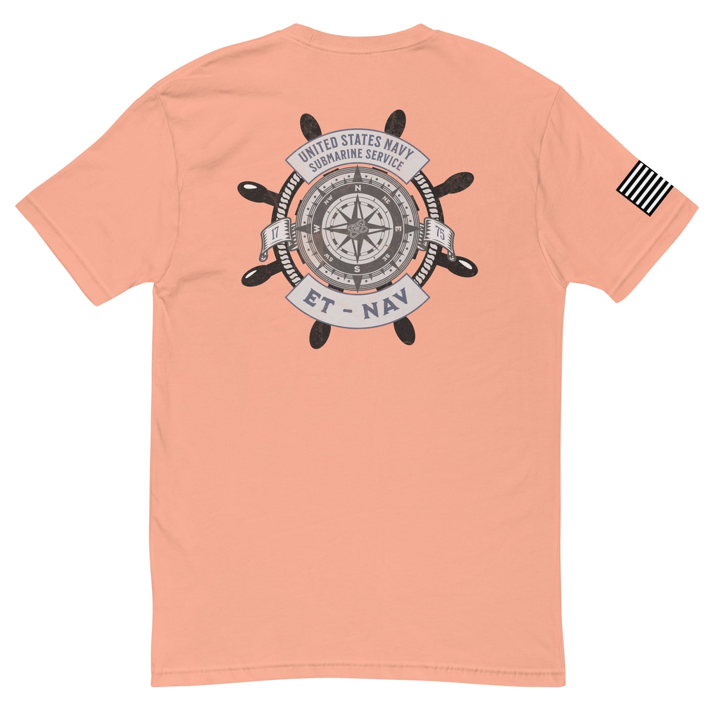 Nav ET short sleeve (100% Cotton Back Print)