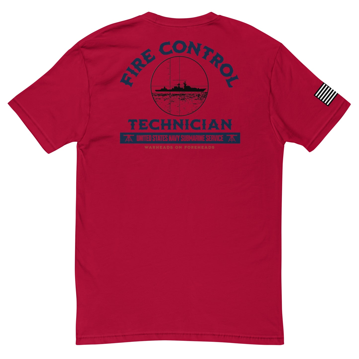 Fire Control Technician short sleeve (Back Print)