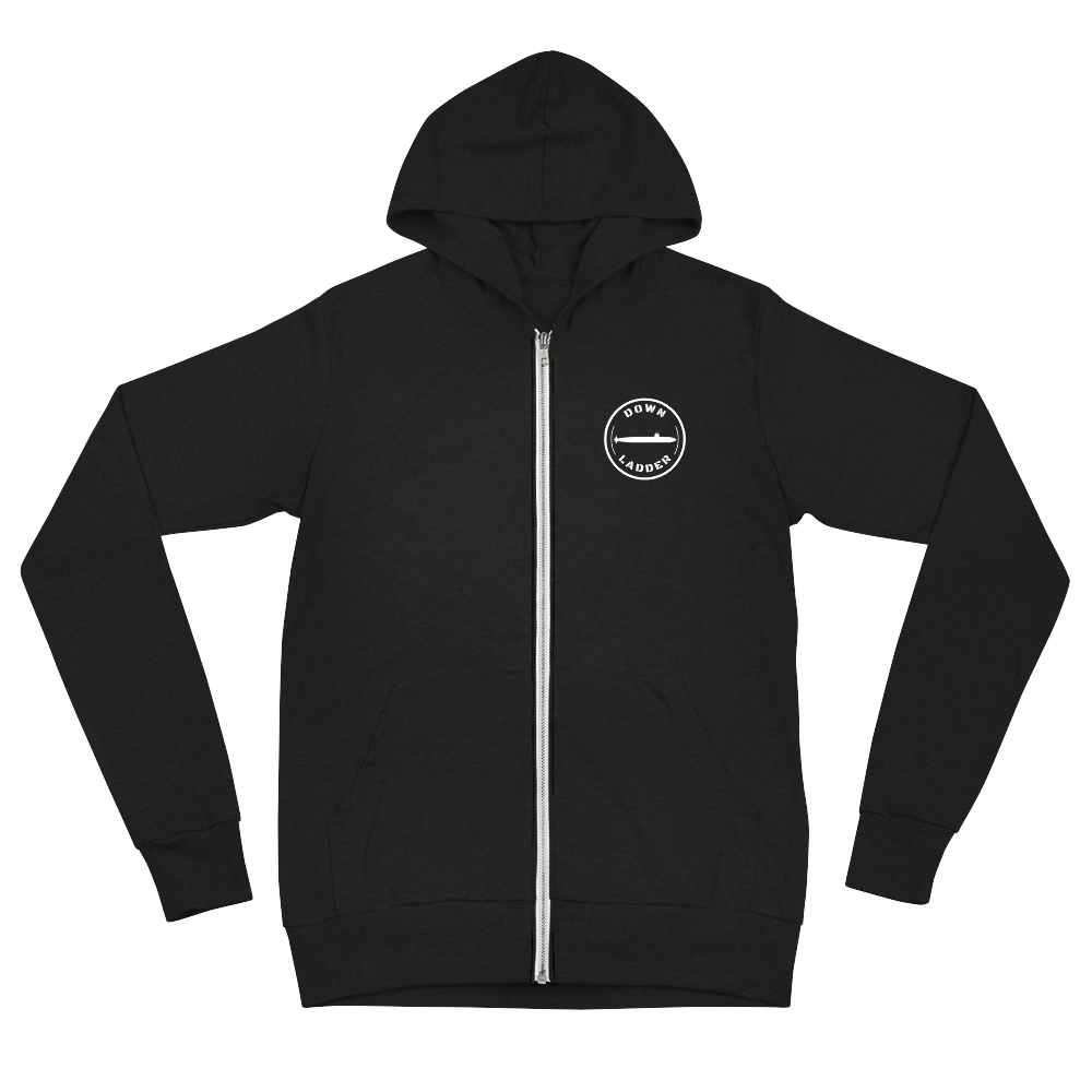 Down Ladder Apparel - Lightweight Unisex Zip-Up Hoodie